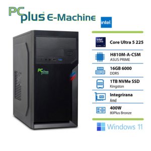 PCPLUS e-machine Ultra 5 225 – 16 GB, 1 TB SSD, Windows 11 Pro