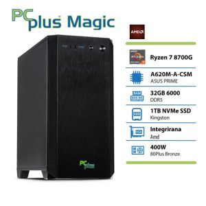 PCPLUS Magic Ryzen 7 8700G – 32 GB DDR5, 1 TB NVMe SSD