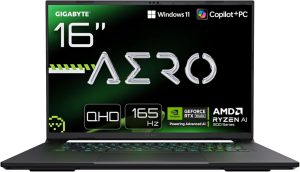 Gigabyte Aero X16 Ryzen AI 9, RTX 5070 Max-Q, 32 GB, WQXGA